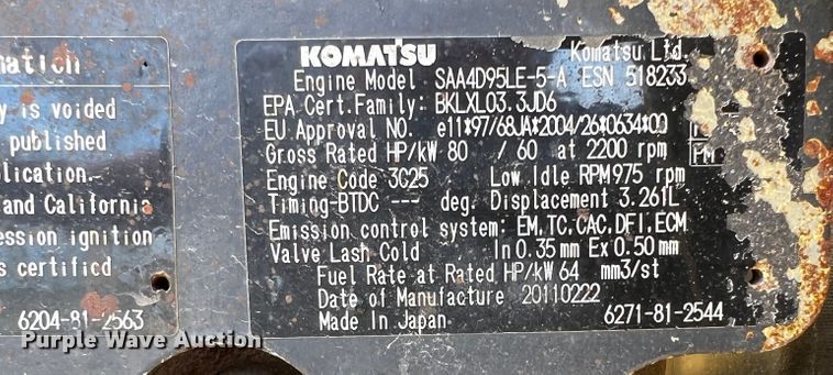 image for item DR1856 2012 Komatsu D31EX-22  dozer