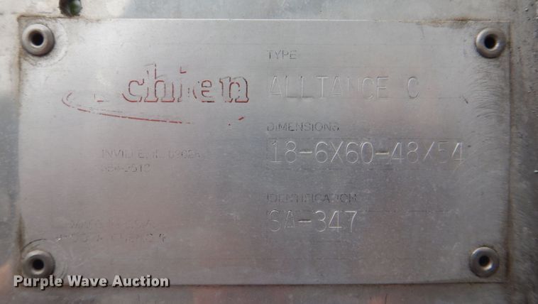 image for item DS8052 Schien Alliance C  aluminum dump bed