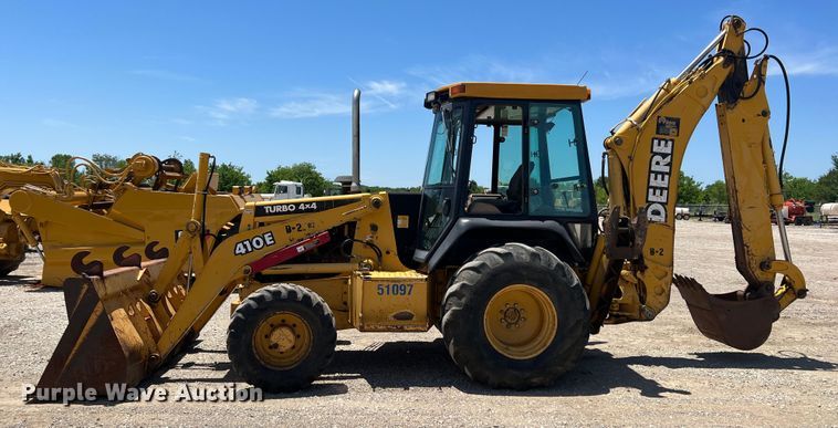 image for item HL9123 1997 John Deere 410E  backhoe