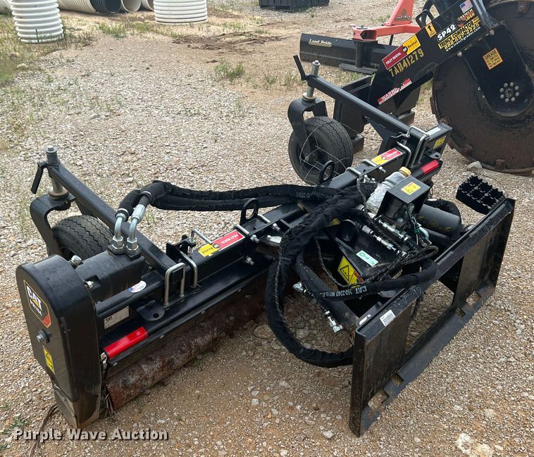 image for item HL9201 Caterpillar PR184  skid steer power rake