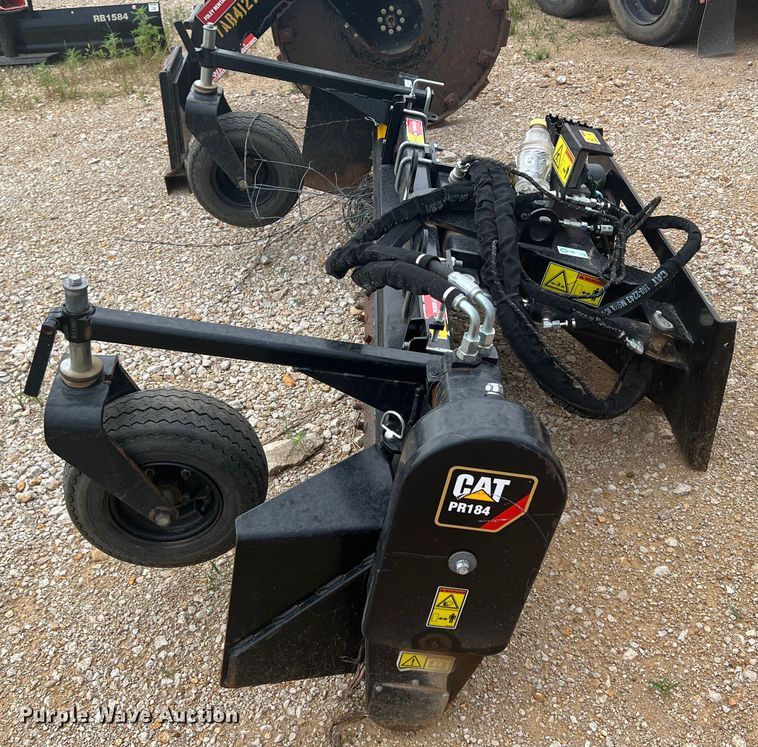 image for item HL9201 Caterpillar PR184  skid steer power rake