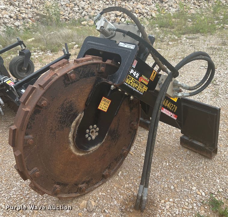 image for item HL9202 Trench Grader SP42  skid steer trench compactor