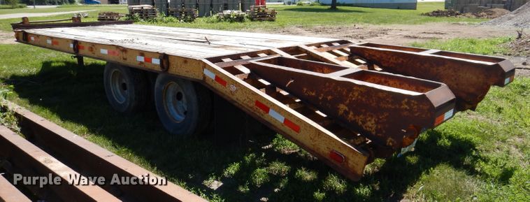 image for item JH9706 1986 Belshe  equipment trailer
