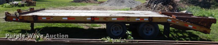 image for item JH9706 1986 Belshe  equipment trailer