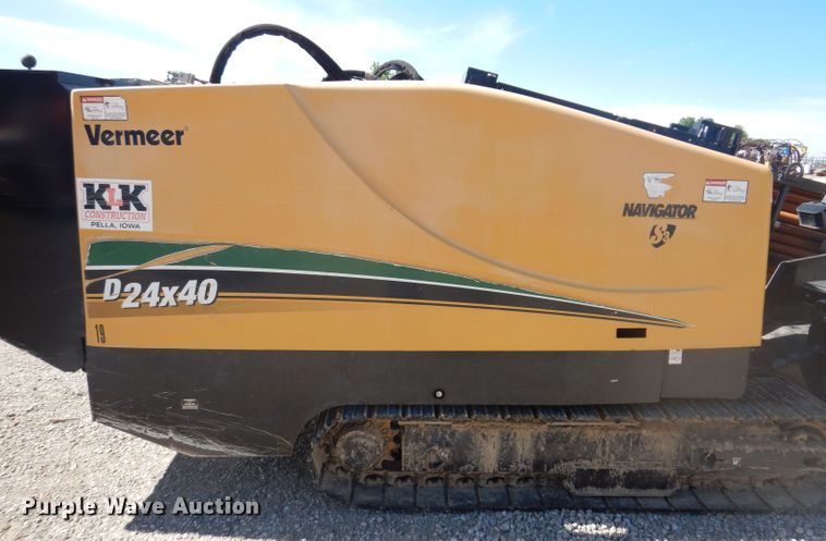 image for item JH9710 2016 Vermeer D24x40 Series III  directional boring unit