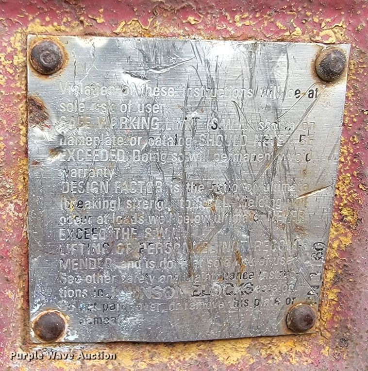 image for item JL9395 Grove RT58B  crane