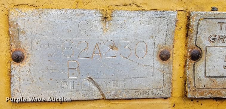 image for item JL9396 1967 Caterpillar 561B  pipelayer