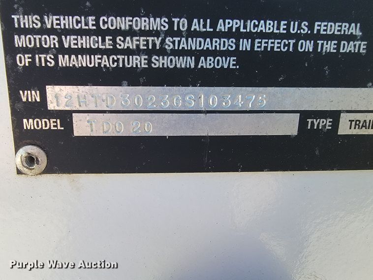 image for item JL9399 2016 Holden  equipment trailer