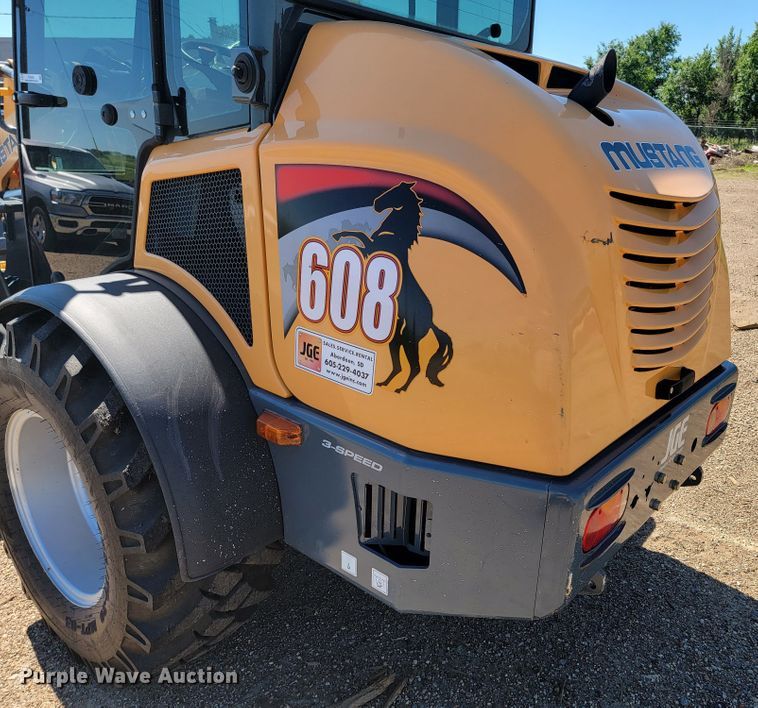 image for item KA9305 2016 Mustang 608  wheel loader
