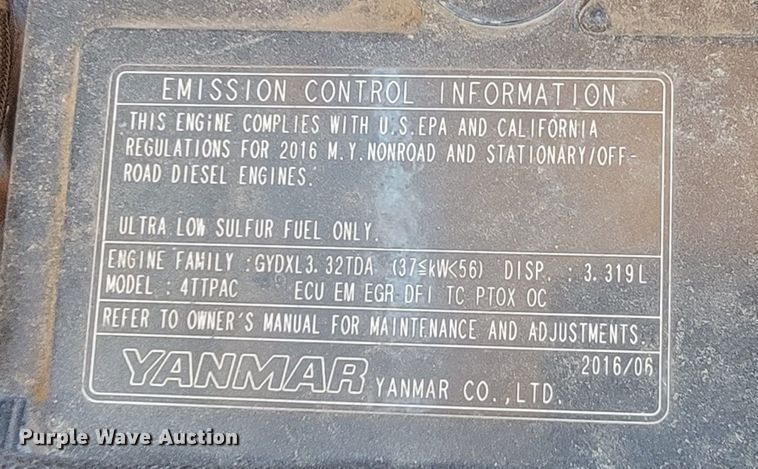 image for item KA9305 2016 Mustang 608  wheel loader