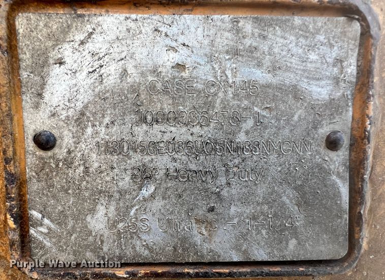 image for item KC9912 2013 Case CX145C SR  excavator