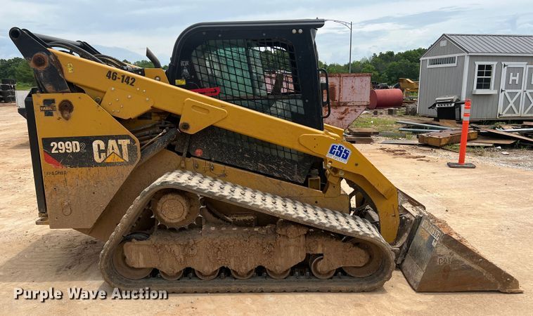 image for item KC9939 2018 Caterpillar 299D2  skid steer loader
