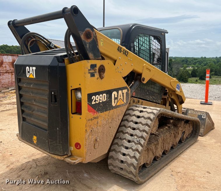 image for item KC9939 2018 Caterpillar 299D2  skid steer loader