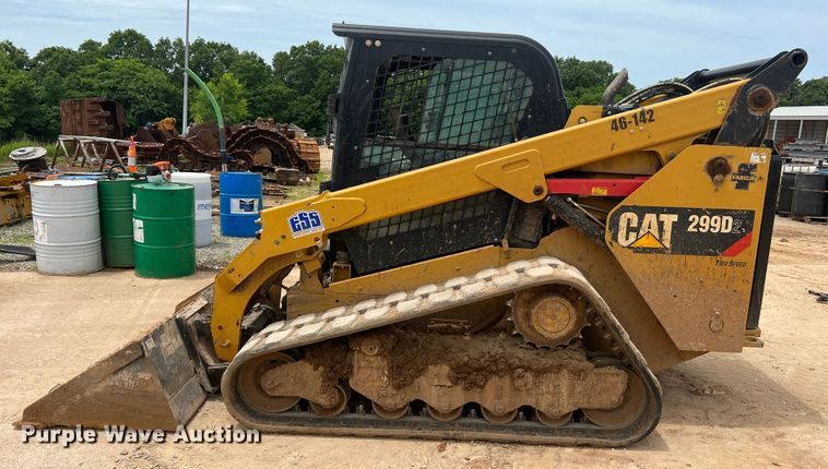image for item KC9939 2018 Caterpillar 299D2  skid steer loader