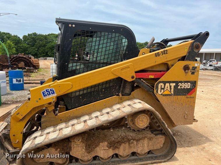 image for item KC9939 2018 Caterpillar 299D2  skid steer loader