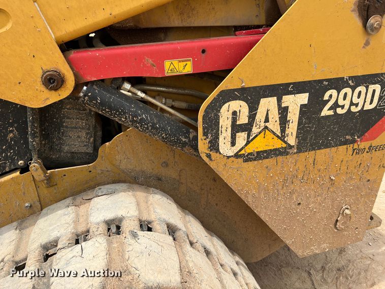 image for item KC9939 2018 Caterpillar 299D2  skid steer loader