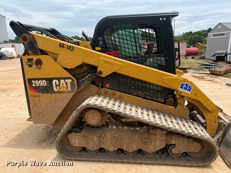 image for item KC9939 2018 Caterpillar 299D2  skid steer loader