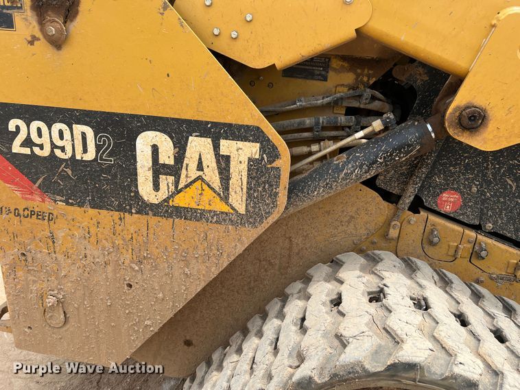 image for item KC9939 2018 Caterpillar 299D2  skid steer loader