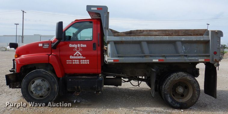 image for item KR9270 2003 GMC C8500  dump truck