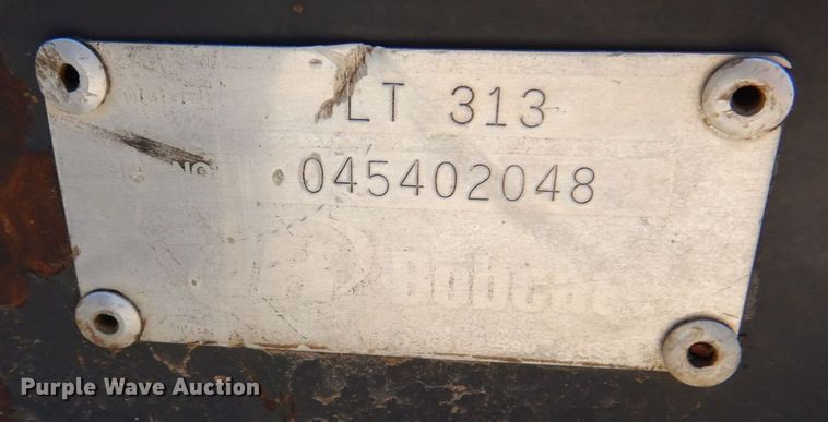 image for item KR9278 Bobcat LT313  skid steer trencher