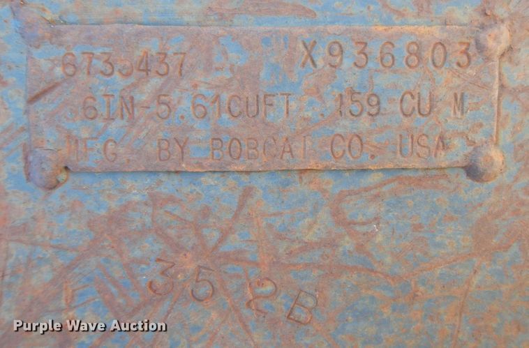 image for item KR9281 Bobcat  excavator bucket