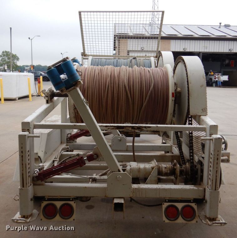 image for item KR9290 1999 LA Woods TR2DP  reel trailer