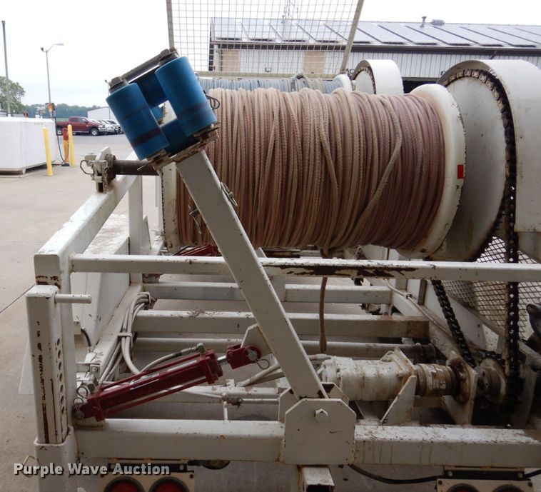 image for item KR9290 1999 LA Woods TR2DP  reel trailer