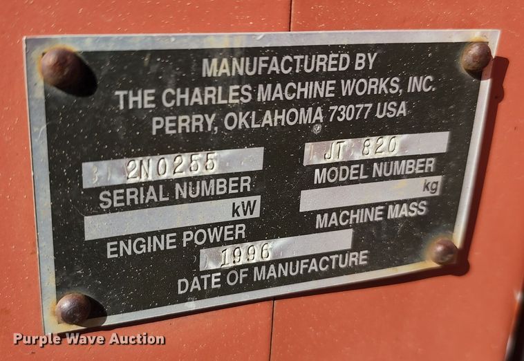 image for item KT9883 1996 Ditch Witch JT820  directional boring unit