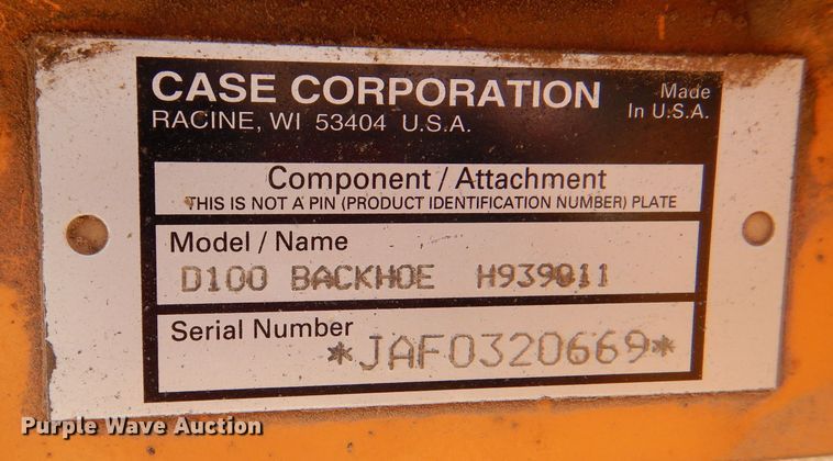 image for item LP9349 2001 Case 360  trencher