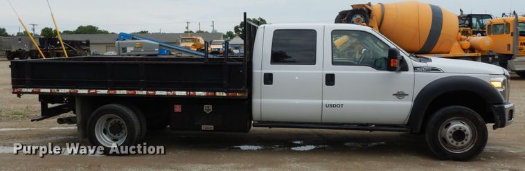 image for item MD9146 2012 Ford F550 Super Duty XL  Crew Cab flatbed truck