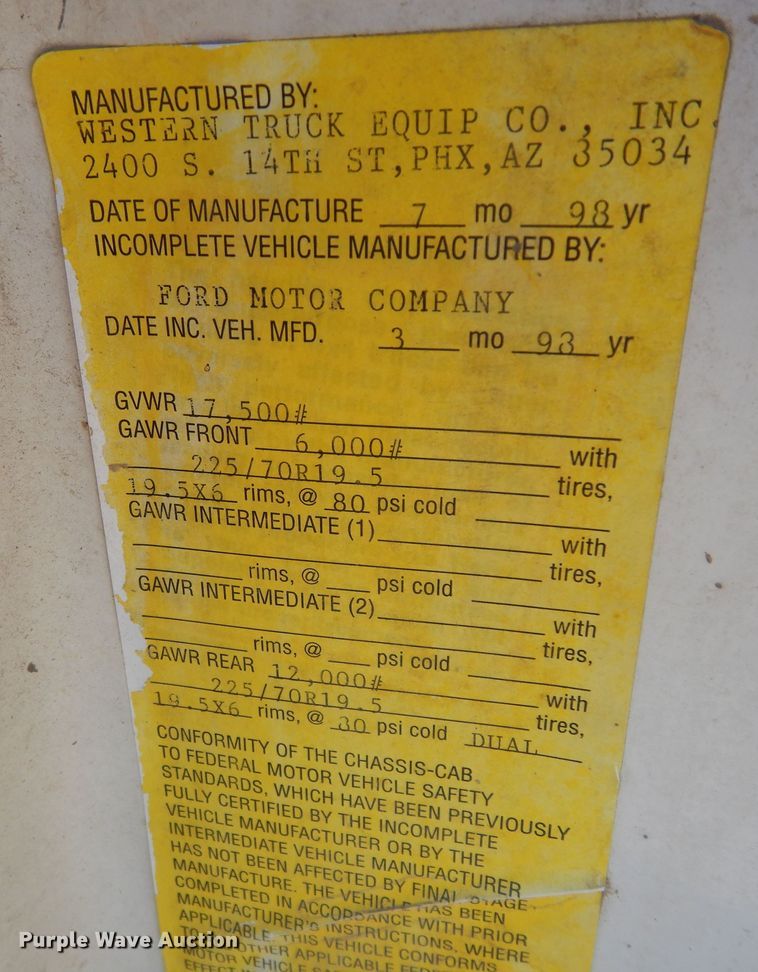 image for item MD9188 1999 Ford F550 Super Duty  dump flatbed truck