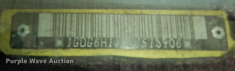 image for item MD9189 1995 GMC TopKick LoPro  drilling rig truck