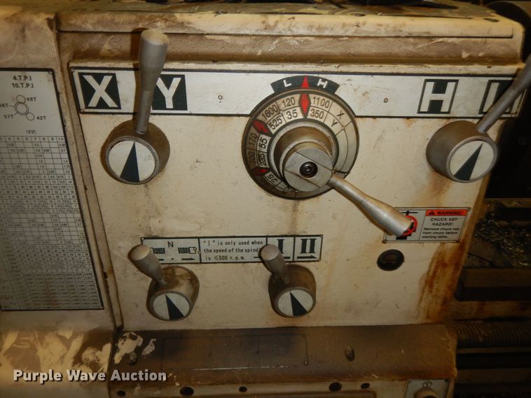 image for item MD9223 2010 Grizzly G0600  big bore metal lathe