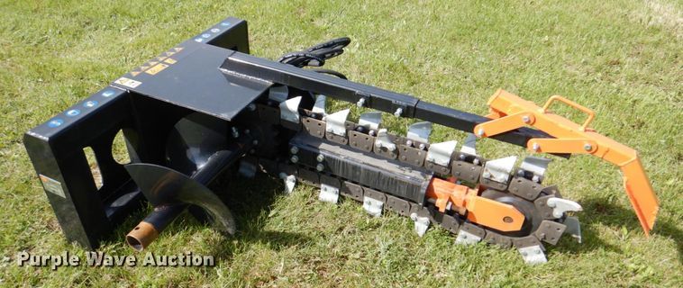 image for item MF9105 2021 Mower King ECSSCT72  skid steer trencher