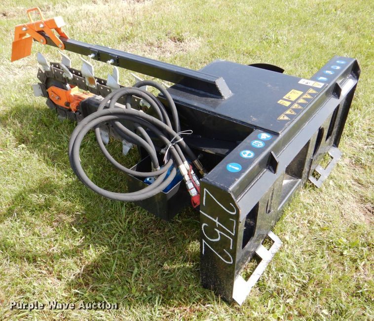 image for item MF9105 2021 Mower King ECSSCT72  skid steer trencher