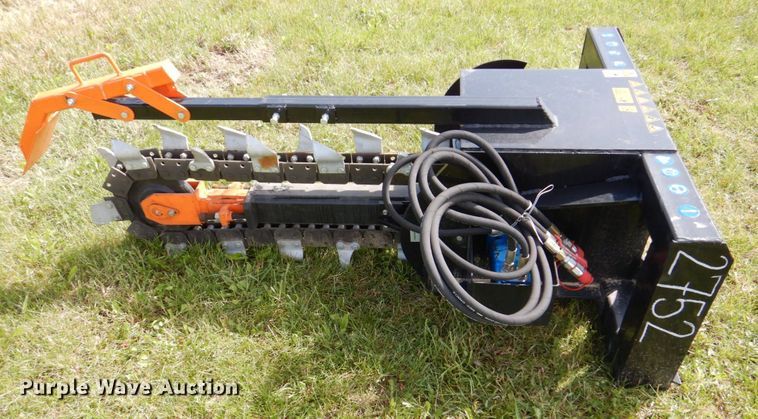 image for item MF9105 2021 Mower King ECSSCT72  skid steer trencher