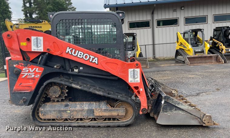 image for item MJ9787 2019 Kubota SVL75-2  tracked skid steer loader