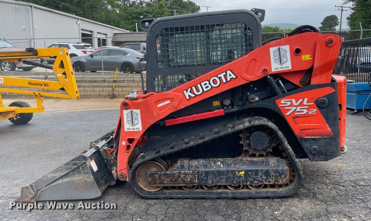 image for item MJ9787 2019 Kubota SVL75-2  tracked skid steer loader