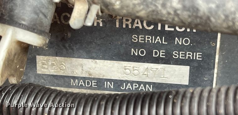 image for item MJ9790 2016 Kubota B26  backhoe