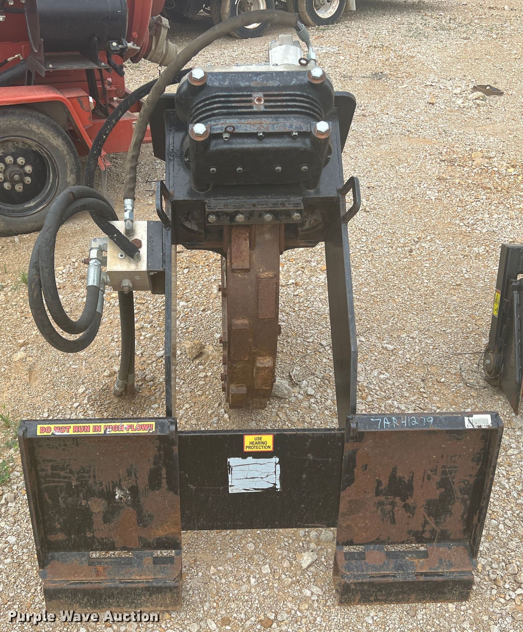 Trench Grader SP42 skid steer trench compactor in Fredonia, KS Item HL9202 sold Purple Wave