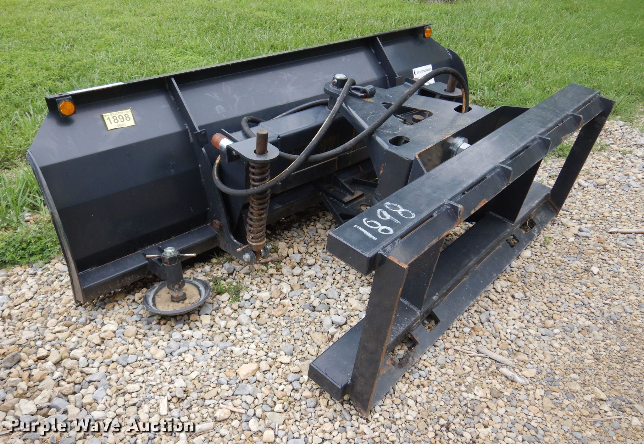 JCT 72"W skid steer dozer blade in Augusta, KS Item KI9417 sold