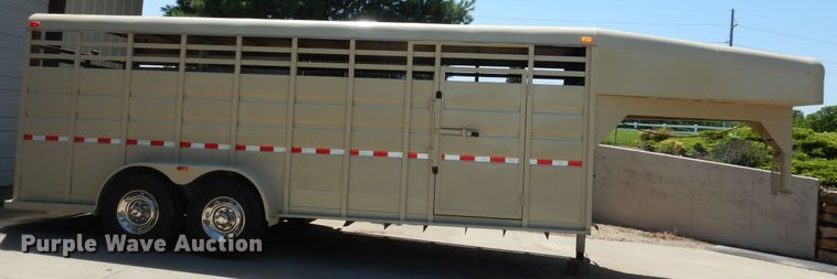 image for item DN1610 2002 Circle D  livestock trailer