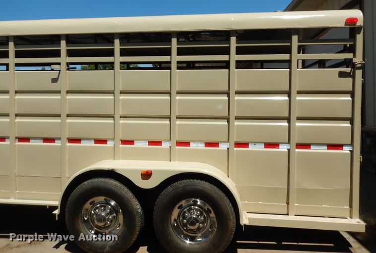 image for item DN1610 2002 Circle D  livestock trailer