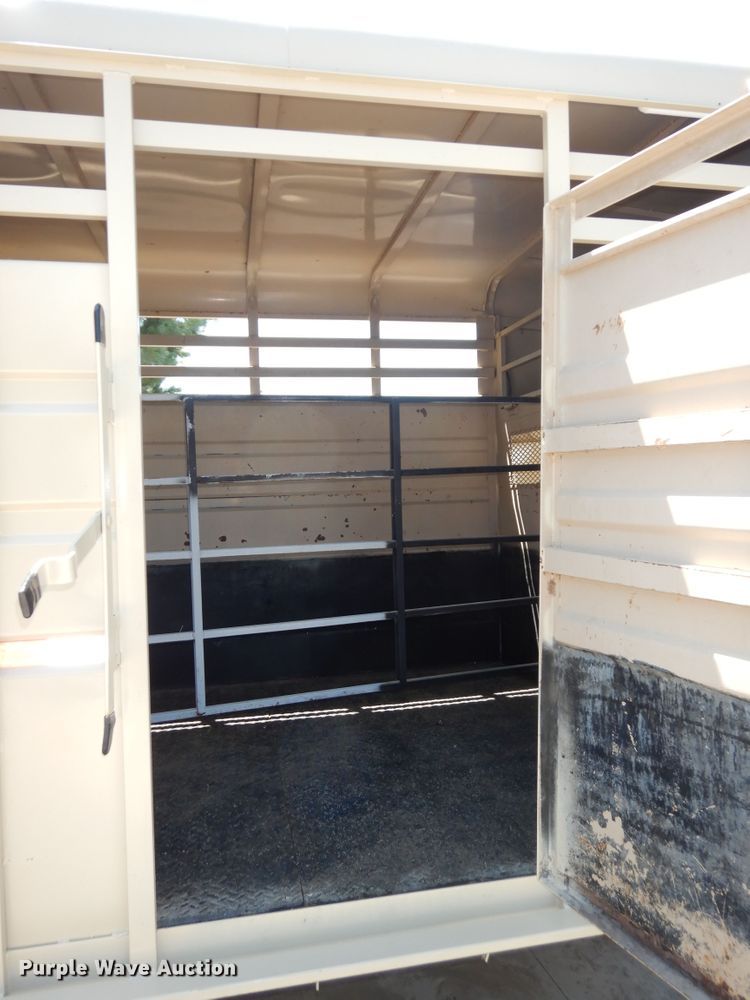 image for item DN1610 2002 Circle D  livestock trailer