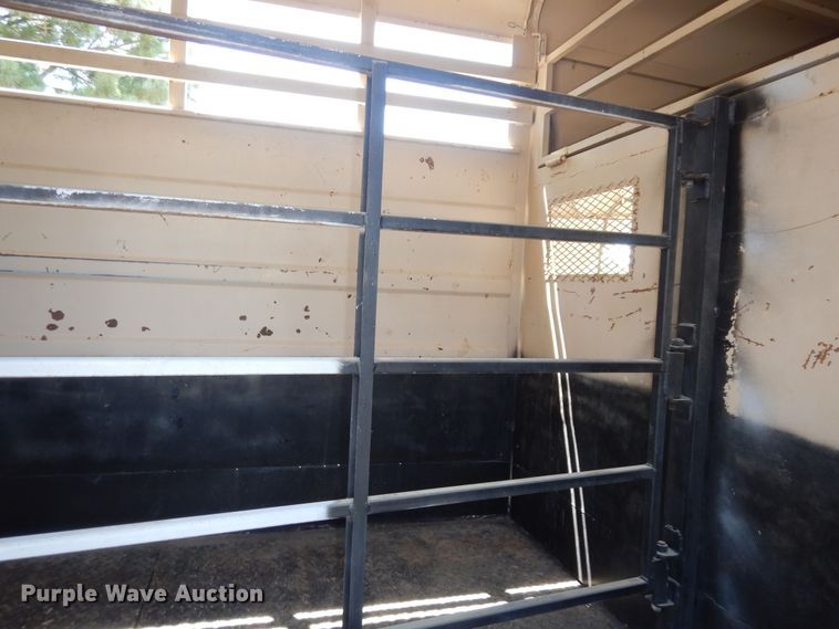 image for item DN1610 2002 Circle D  livestock trailer