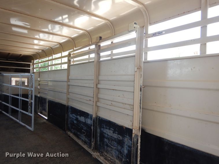 image for item DN1610 2002 Circle D  livestock trailer