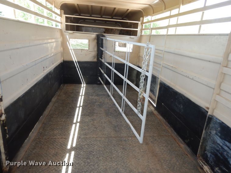 image for item DN1610 2002 Circle D  livestock trailer