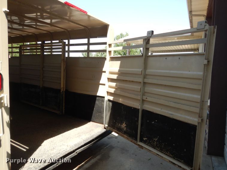 image for item DN1610 2002 Circle D  livestock trailer