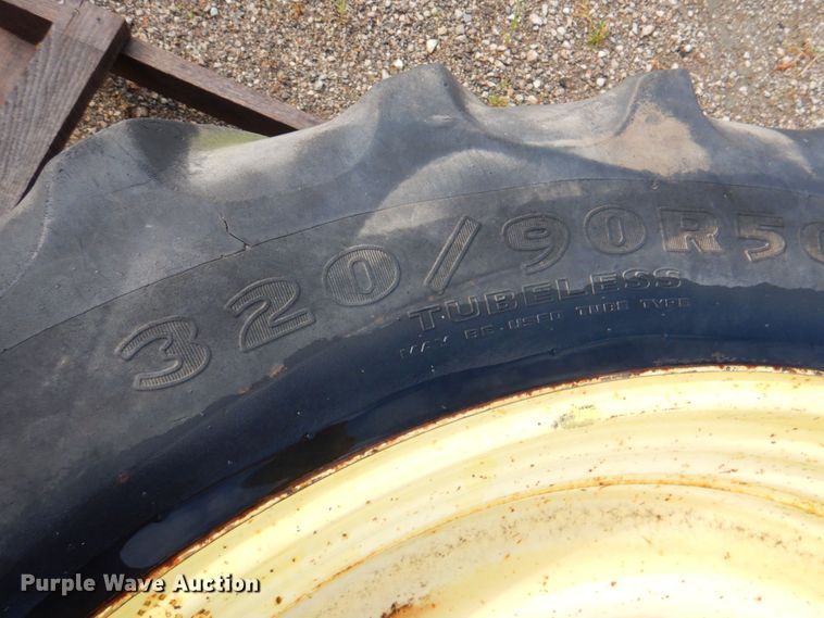 image for item DP4318 (2) Goodyear 320/90R50 tires