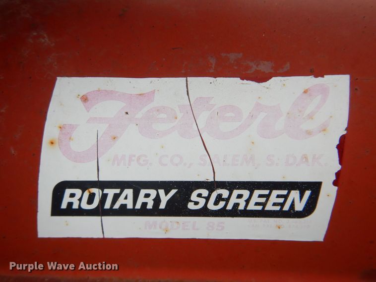 image for item DP4322 Feterl 85  rotary screen seed cleaner